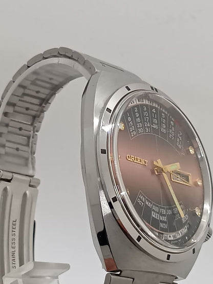 ORIENT Multi Year Calendar the1980s Automatic Men's Watch — Japanese