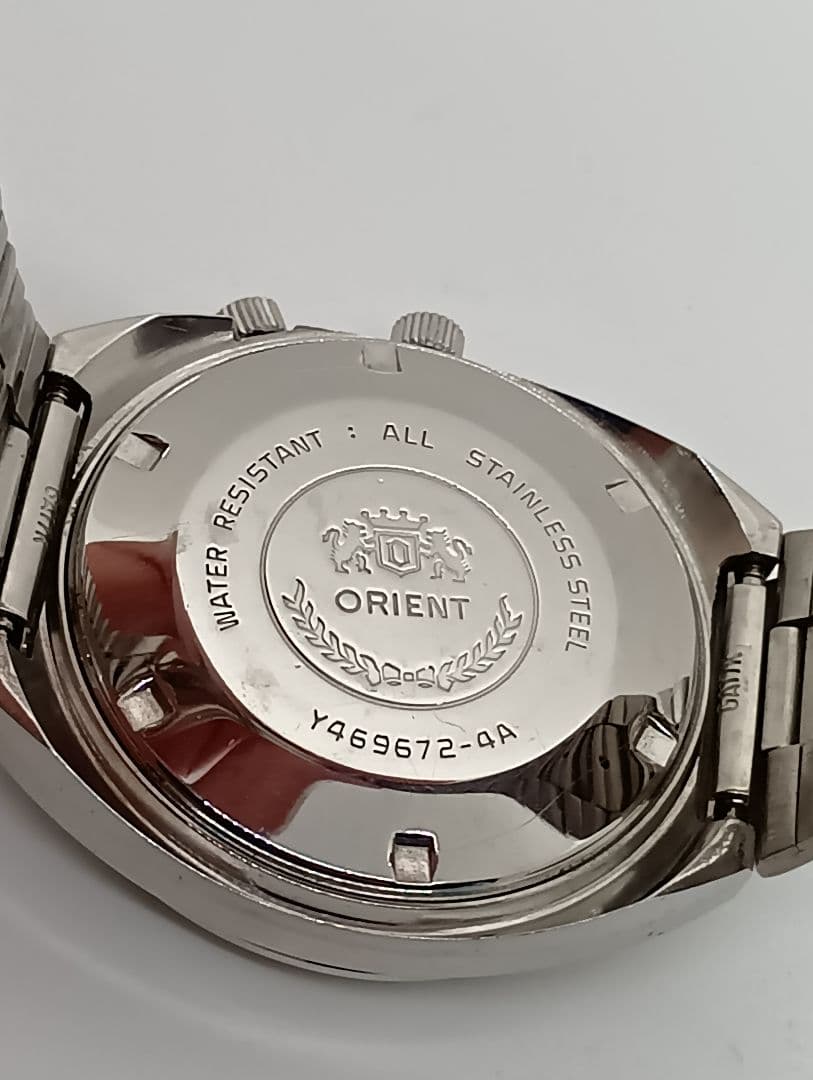 ORIENT Multi Year Calendar the1980s Automatic Men's Watch — Japanese