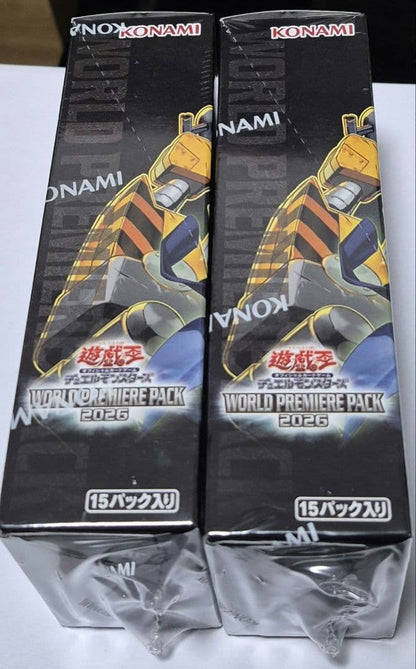 Yu-Gi-Oh Unopened Yu-Gi-Oh! World Premium Pack 2026 2BOX Box — Japanese