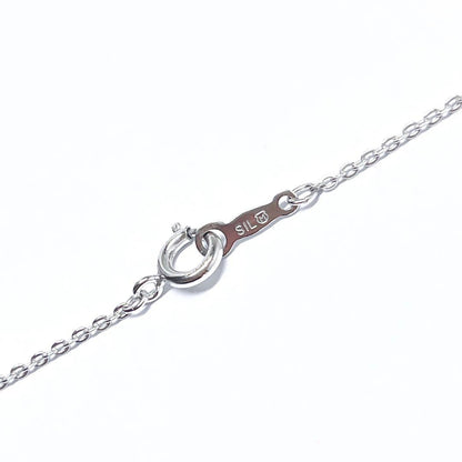 Mikimoto Pearl Ribbon Necklace with 4.0-5.7mm pearls on silver 40cm chain
