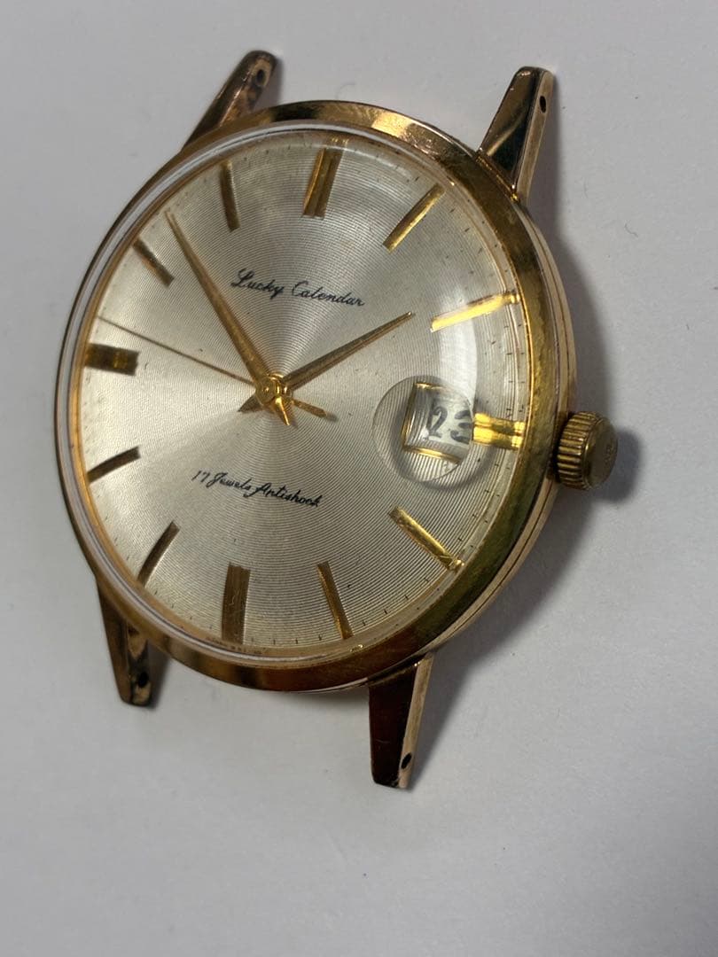 ORIENT ラッキーカレンダー Manual Men's Watch — Japanese