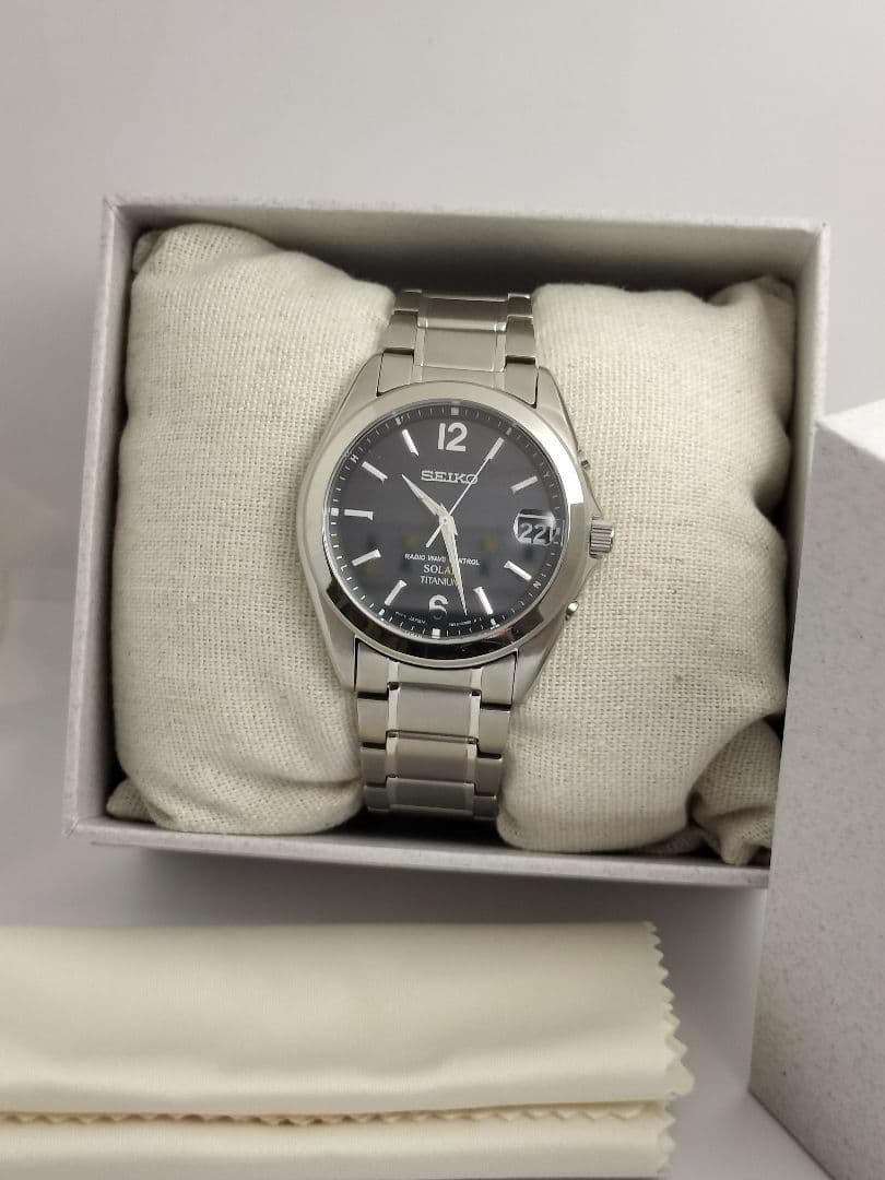 SEIKO SBTM229 Solar Men's Watch — Japanese