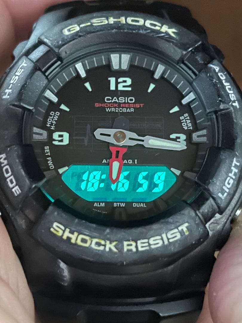 CASIO G-100 Digital Men's Watch — Japanese