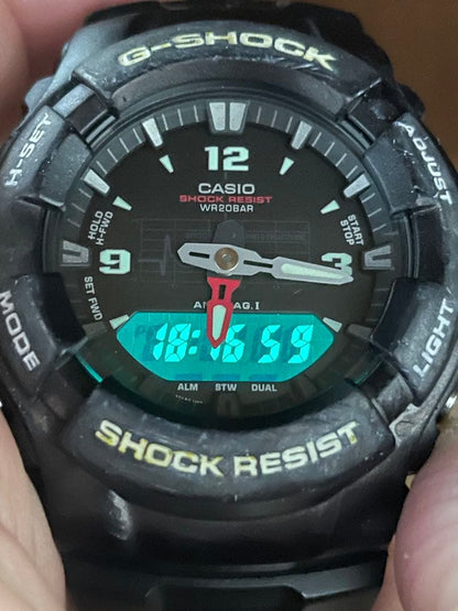 CASIO G-100 Digital Men's Watch — Japanese