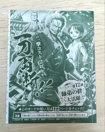 One Piece Roronoa Zoro P — Japanese