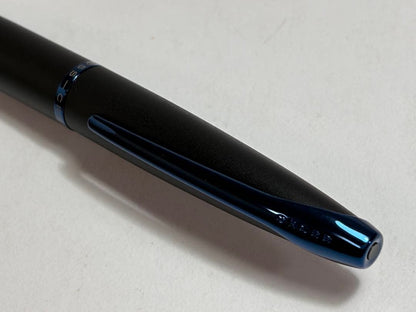 CROSS Twist ballpoint pen in silver finish with twist mechanism, shown unused and in excellent condition