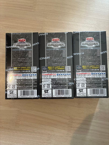 Yu-Gi-Oh Yu-Gi-Oh! World Premiere Pack 2026 Box — Japanese