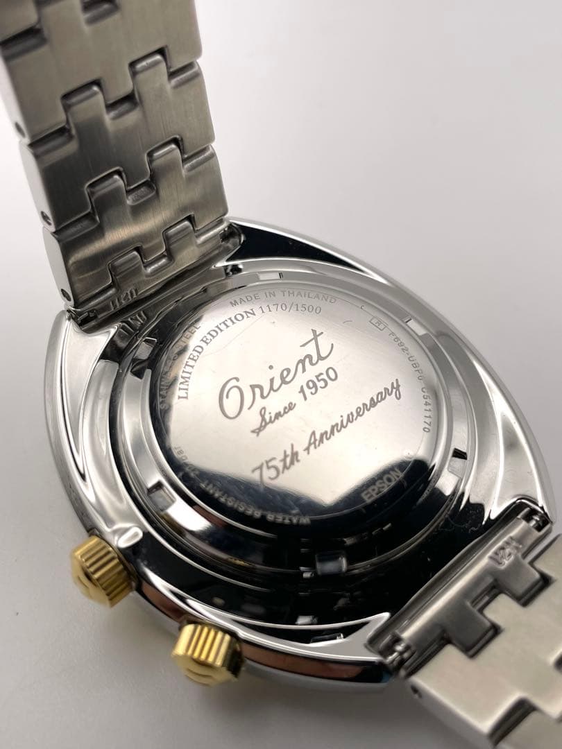 ORIENT ワールドマップオリエント75周年特別限定モデル Automatic Men's Watch — Japanese