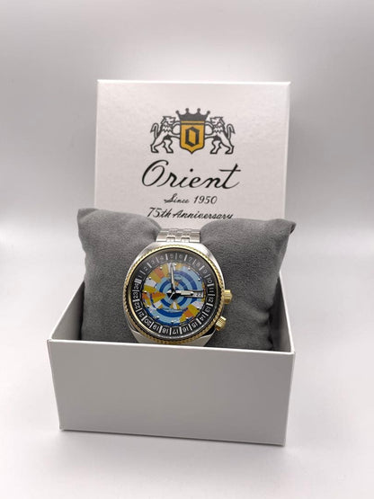 ORIENT ワールドマップオリエント75周年特別限定モデル Automatic Men's Watch — Japanese