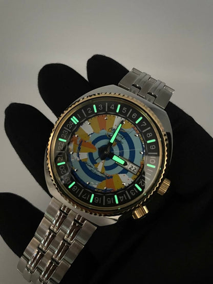 ORIENT ワールドマップオリエント75周年特別限定モデル Automatic Men's Watch — Japanese