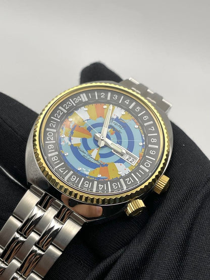 ORIENT ワールドマップオリエント75周年特別限定モデル Automatic Men's Watch — Japanese