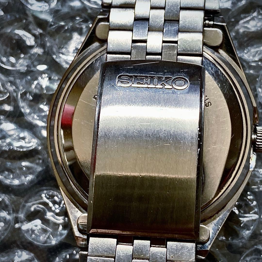 SEIKO QZ梨地ダイヤルデイデイト 1975 Automatic Men's Watch — Japanese