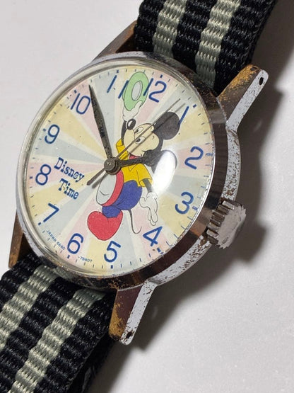 SEIKO Disney Time Mickey SBTR009 Manual Men's Watch — Japanese