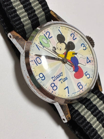 SEIKO Disney Time Mickey SBTR009 Manual Men's Watch — Japanese
