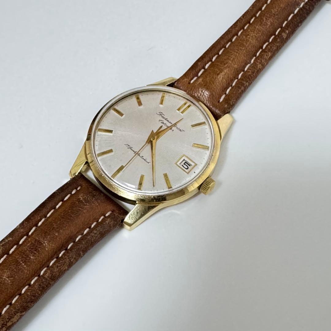 ORIENT Freshman Orient Calendar Calatrava Manual Men's Watch — Japanese