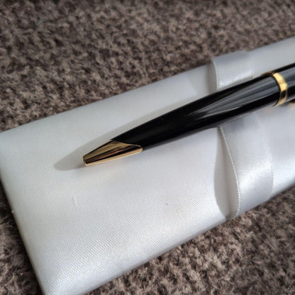 Waterman Ballpoint Pen Kare model カレン with case, slight scratches on case, pen in good condition