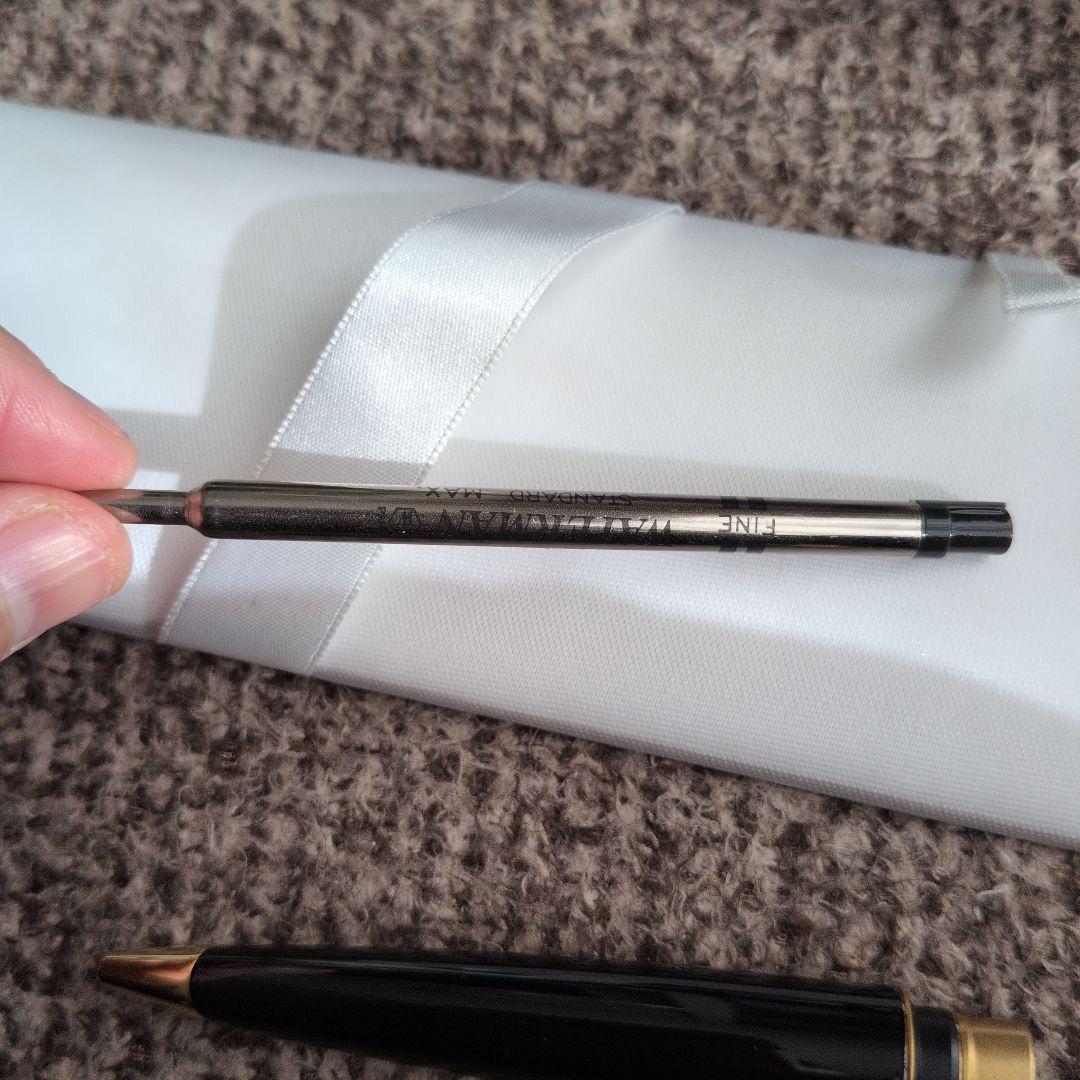 Waterman Ballpoint Pen Kare model カレン with case, slight scratches on case, pen in good condition