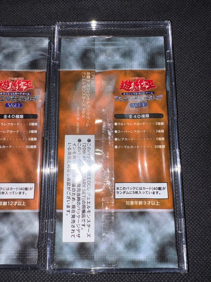 Yu-Gi-Oh History of the Duel King Vol.1 Unopened Pack 2nd Edition (Extremely Rare) & Repr Pack — Japanese
