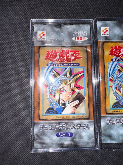 Yu-Gi-Oh History of the Duel King Vol.1 Unopened Pack 2nd Edition (Extremely Rare) & Repr Pack — Japanese