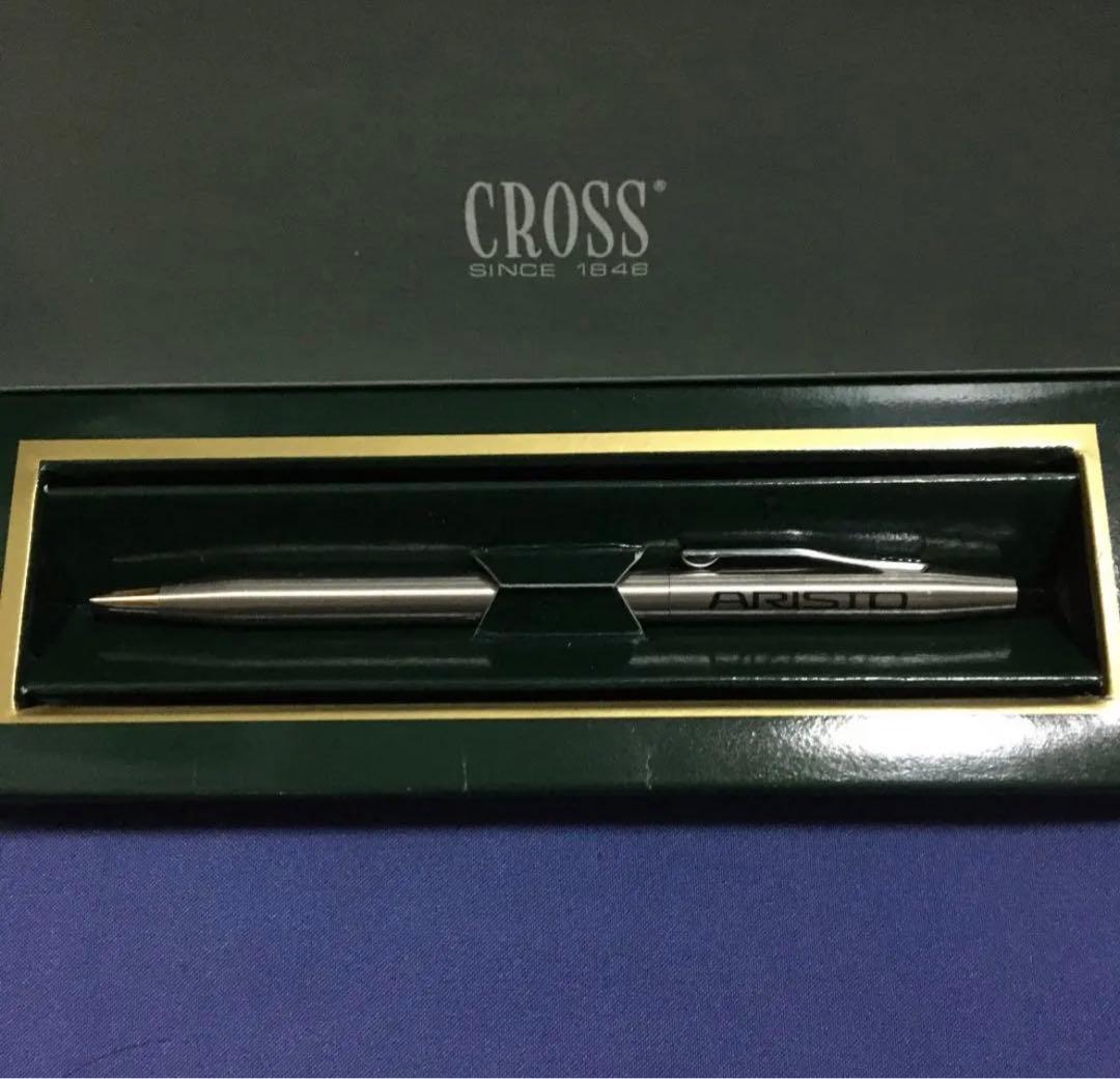 Unused Ballpoint Pen CROSS Kuro Toyota Aristo promotional item with black ink and silver accents