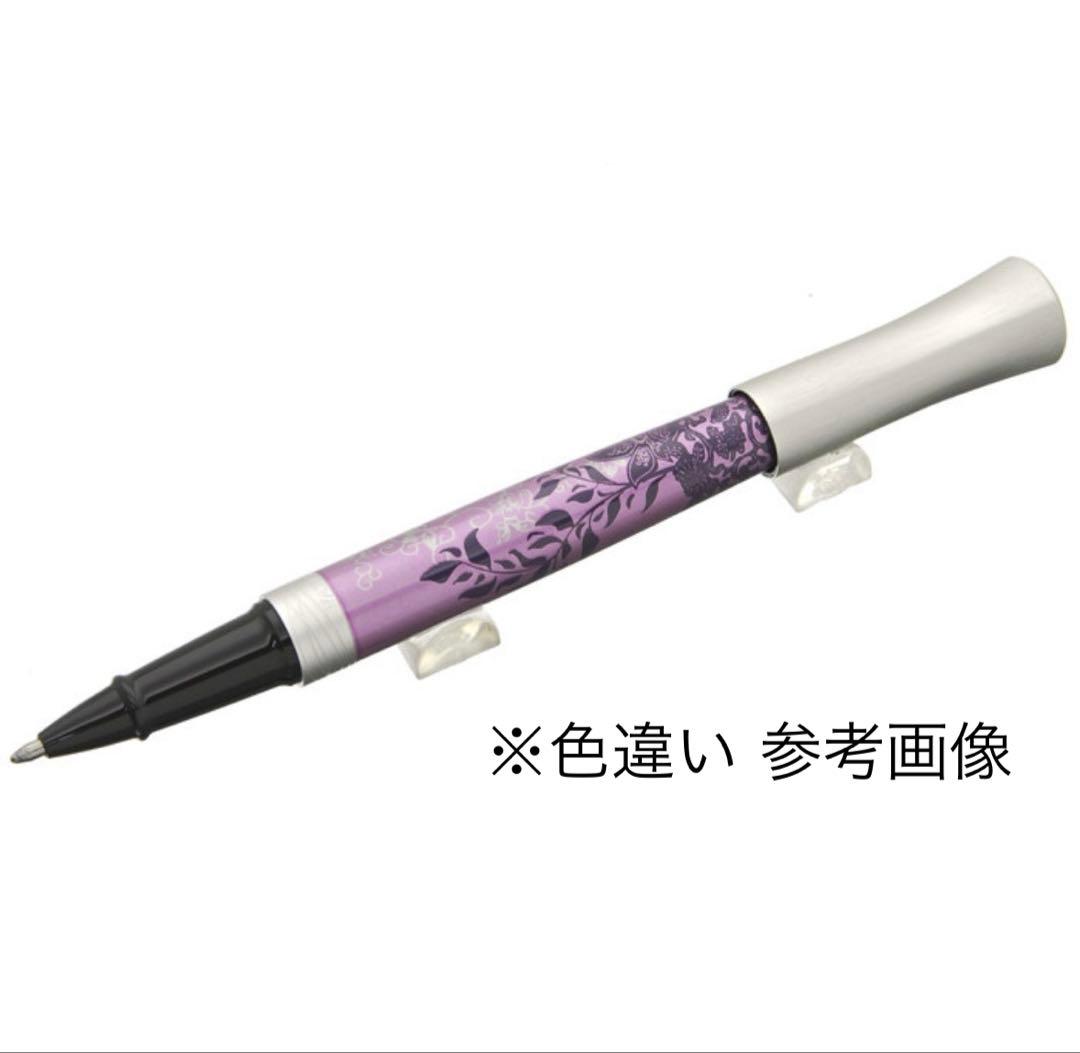 Waterman Odoce Shine Pearl silver ballpoint pen with small scratches on the cap, shown uncapped on a white background