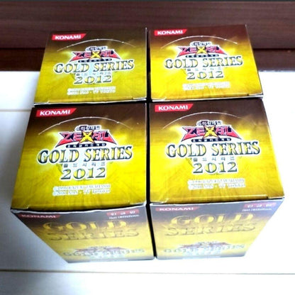 Yu-Gi-Oh Unopened Yu-Gi-Oh! ZEXAL Gold Series 2012 Korean Version 4 Boxes Bundle Box — Japanese