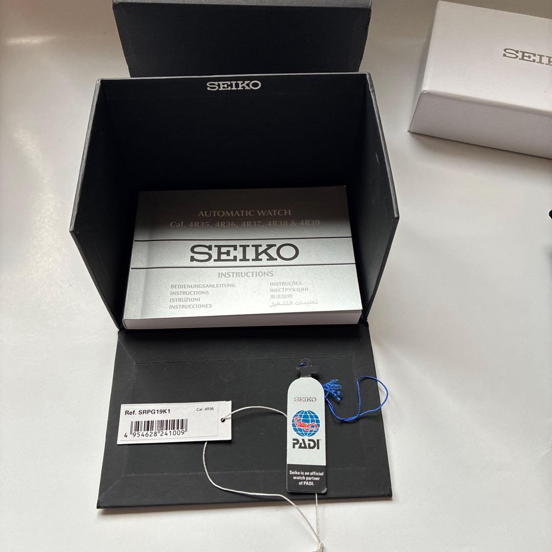 SEIKO SRPG19K1 Automatic Men's Watch — Japanese