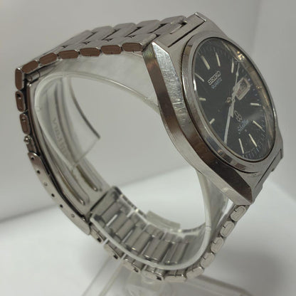 SEIKO Silver Wave Vintage Quartz Men's Watch — Japanese