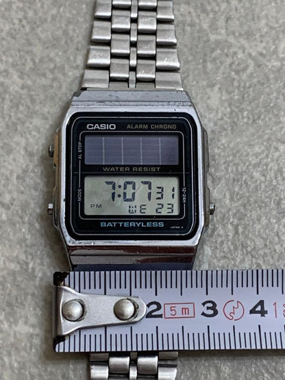 CASIO AL-180 Solar Men's Watch — Japanese