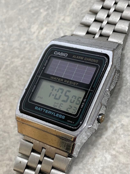 CASIO AL-180 Solar Men's Watch — Japanese