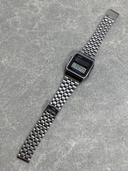 CASIO AL-180 Solar Men's Watch — Japanese