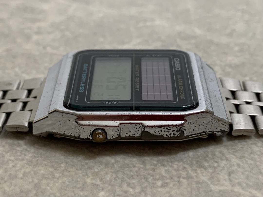 CASIO AL-180 Solar Men's Watch — Japanese