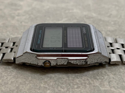 CASIO AL-180 Solar Men's Watch — Japanese