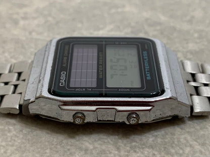 CASIO AL-180 Solar Men's Watch — Japanese