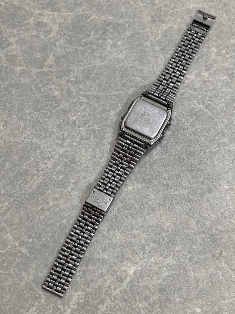 CASIO AL-180 Solar Men's Watch — Japanese