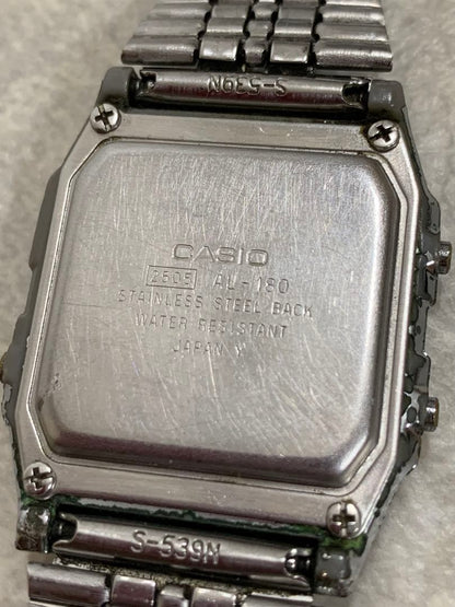 CASIO AL-180 Solar Men's Watch — Japanese