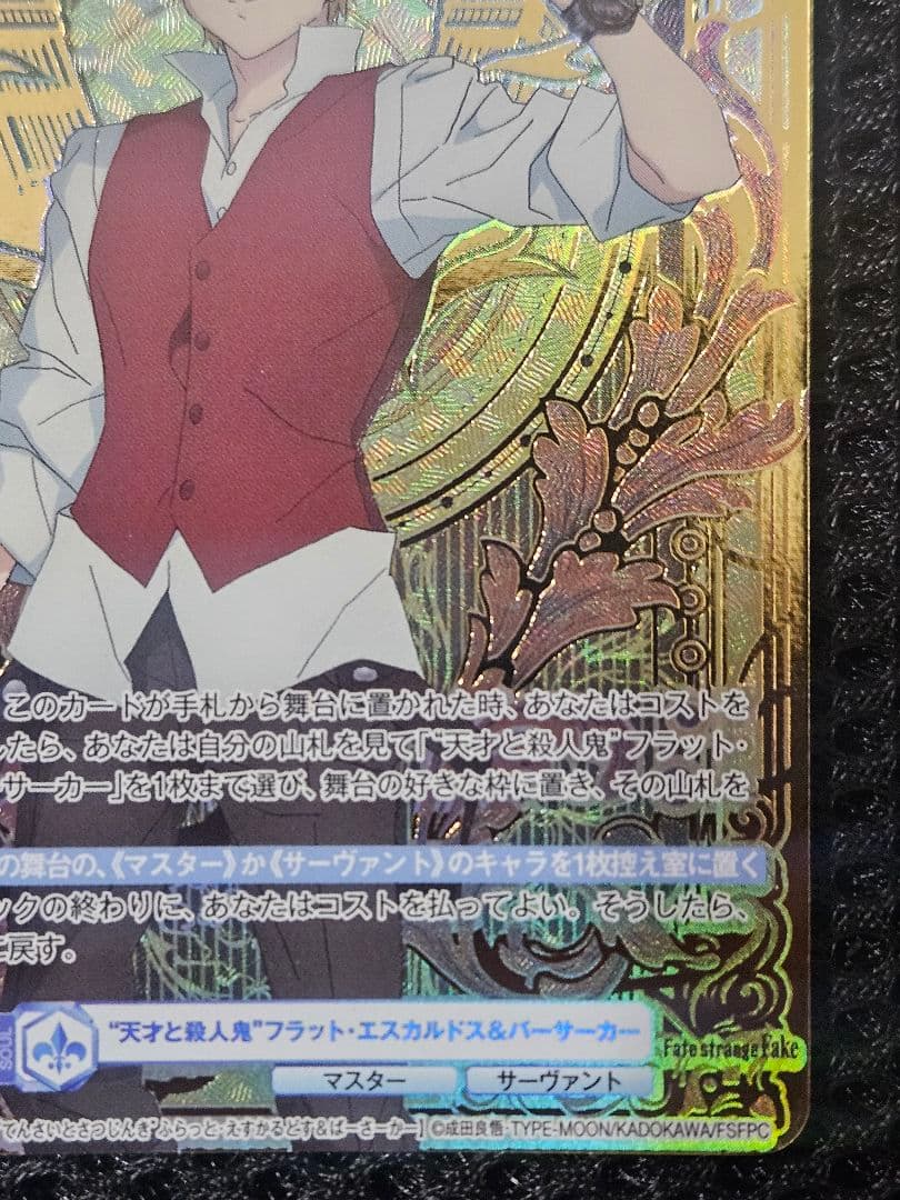 Weiss Schwarz Genius and Killer Flat Escardos & Berserker SP — Japanese
