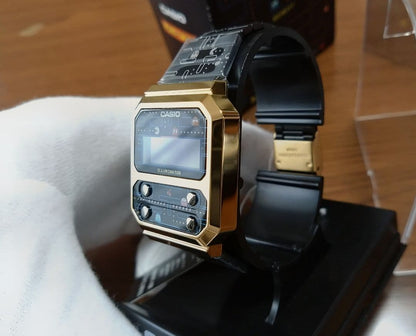 CASIO A100WEPC Quartz Men's Watch — Japanese