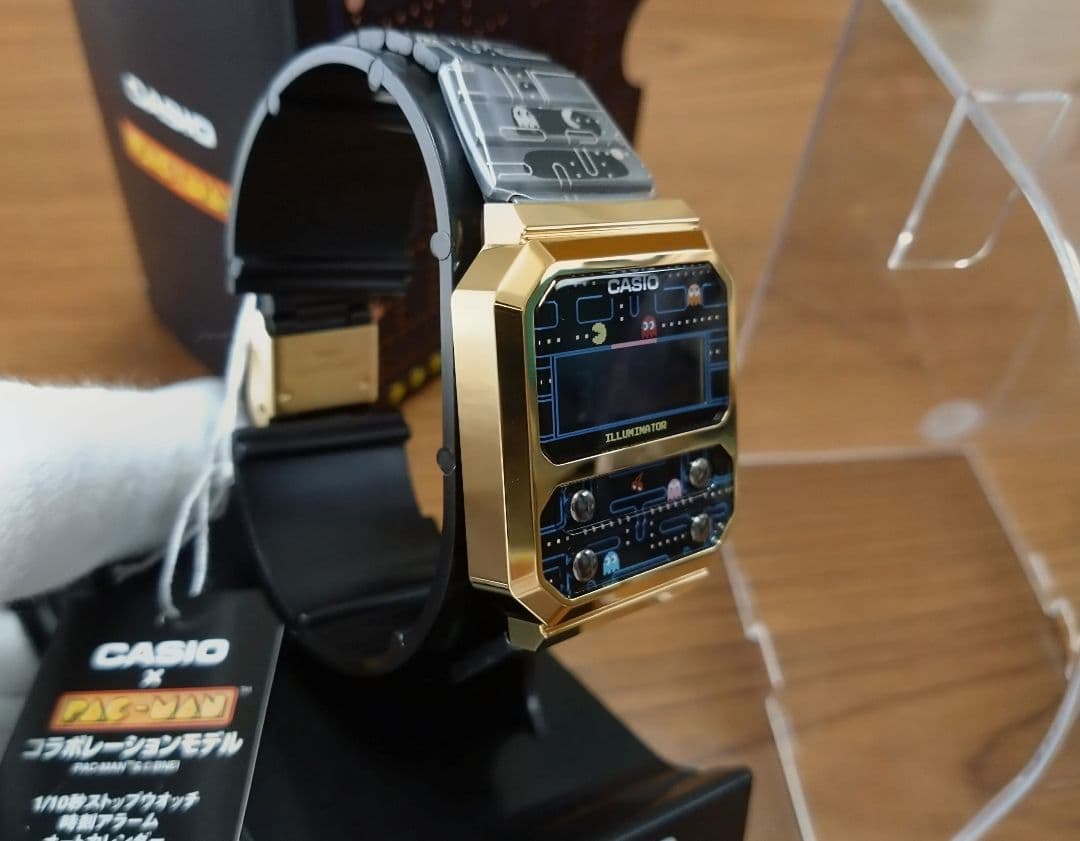 CASIO A100WEPC Quartz Men's Watch — Japanese