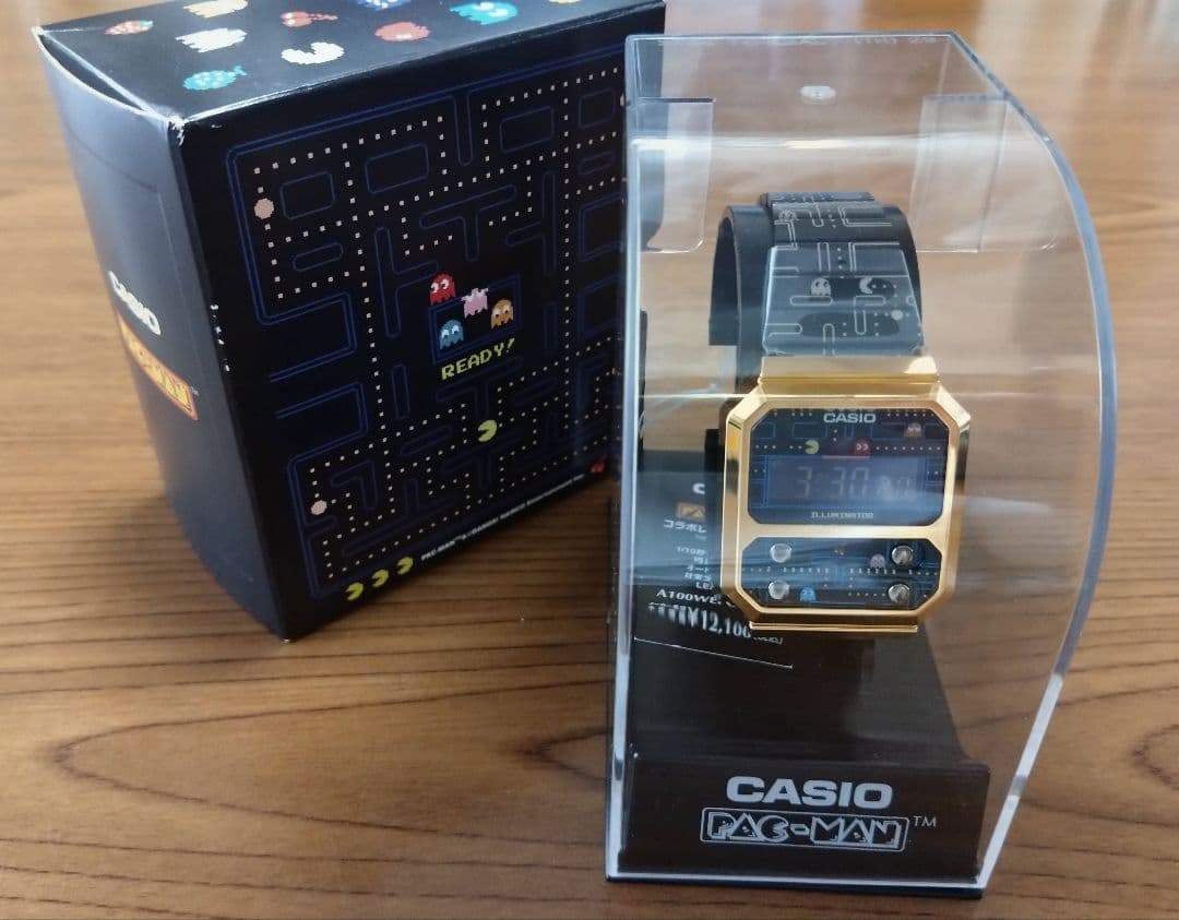 CASIO A100WEPC Quartz Men's Watch — Japanese