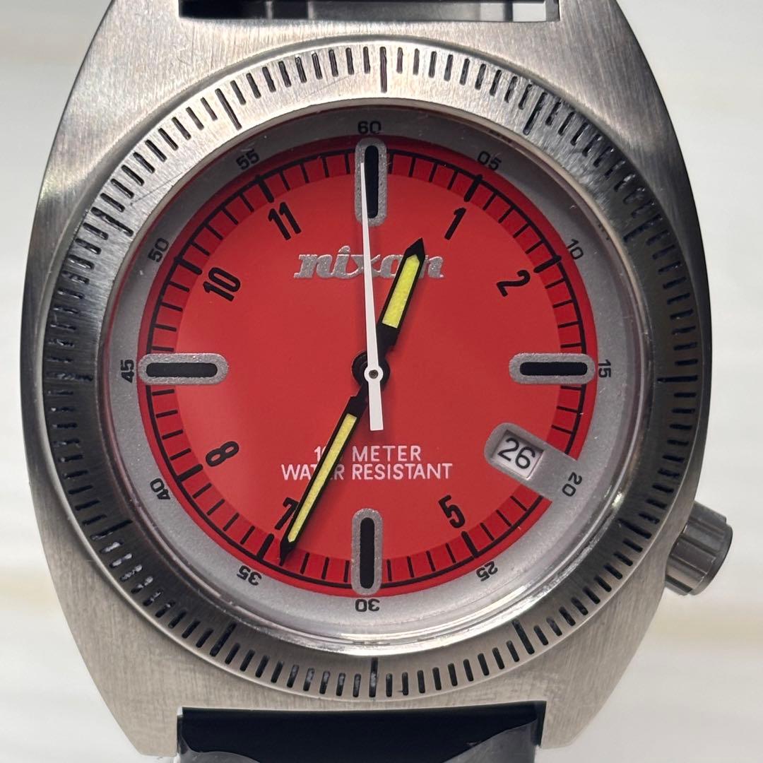 NIXON Clutch 100M BP Orange Quartz Men's Watch — Japanese