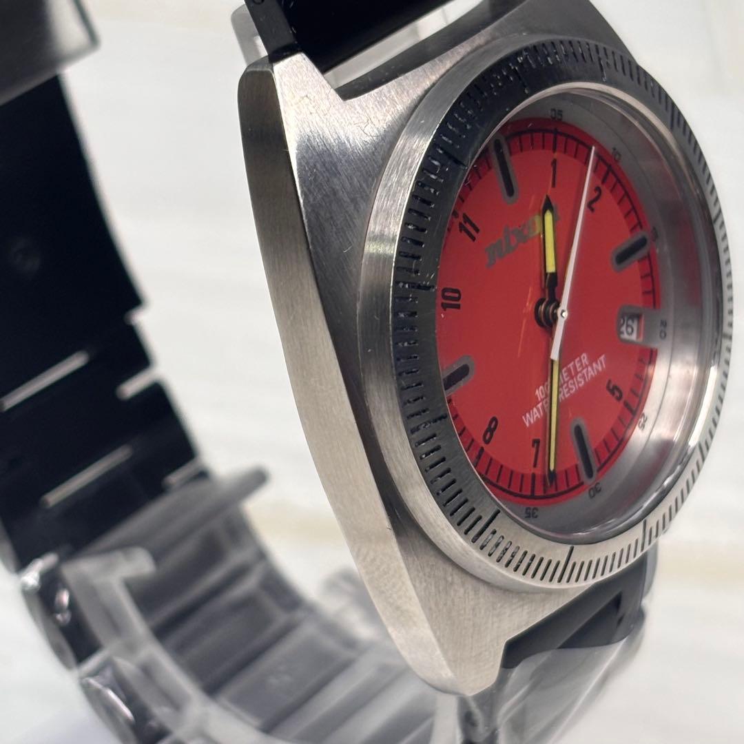 NIXON Clutch 100M BP Orange Quartz Men's Watch — Japanese