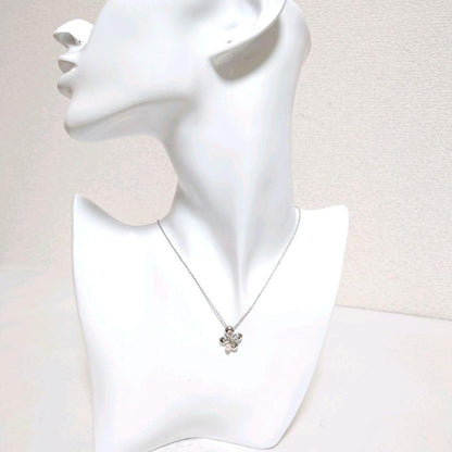 Tasaki pearl necklace with flower motif made of silver 925 featuring 15mm pearls and 40cm adjustable length