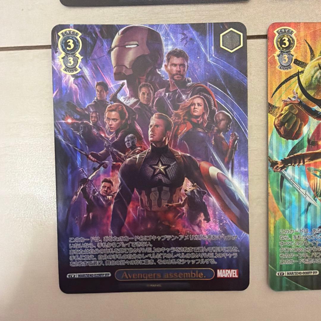 Weiss Schwarz Marvel Trading Card Set 11 Cards Pack — Japanese