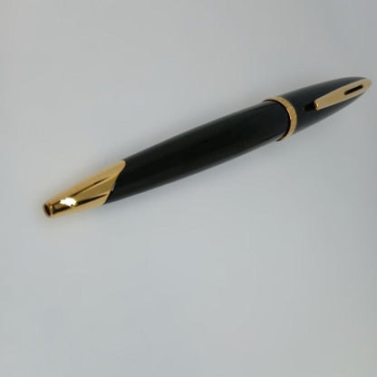 WATERMAN KAREN Black Seagull GTBP ballpoint pen with gold decoration and matching black dedicated case