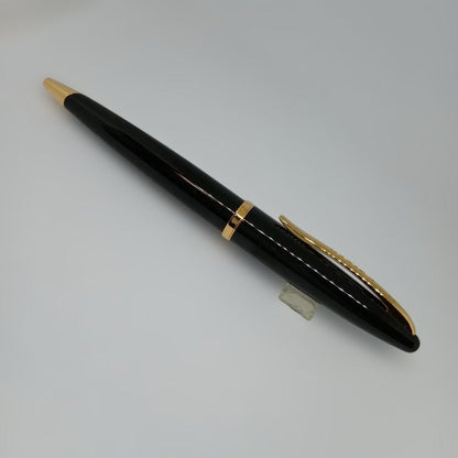 WATERMAN KAREN Black Seagull GTBP ballpoint pen with gold decoration and matching black dedicated case