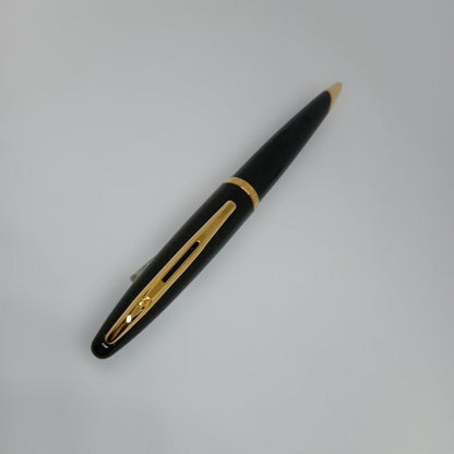 WATERMAN KAREN Black Seagull GTBP ballpoint pen with gold decoration and matching black dedicated case
