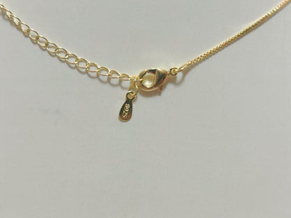 Honetama Akoya Pearl Necklace with 8mm white pearls and silver chain with extender clasp