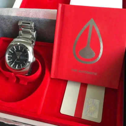 NIXON US Limited Automatic Silver-Black Men's Watch — Japanese