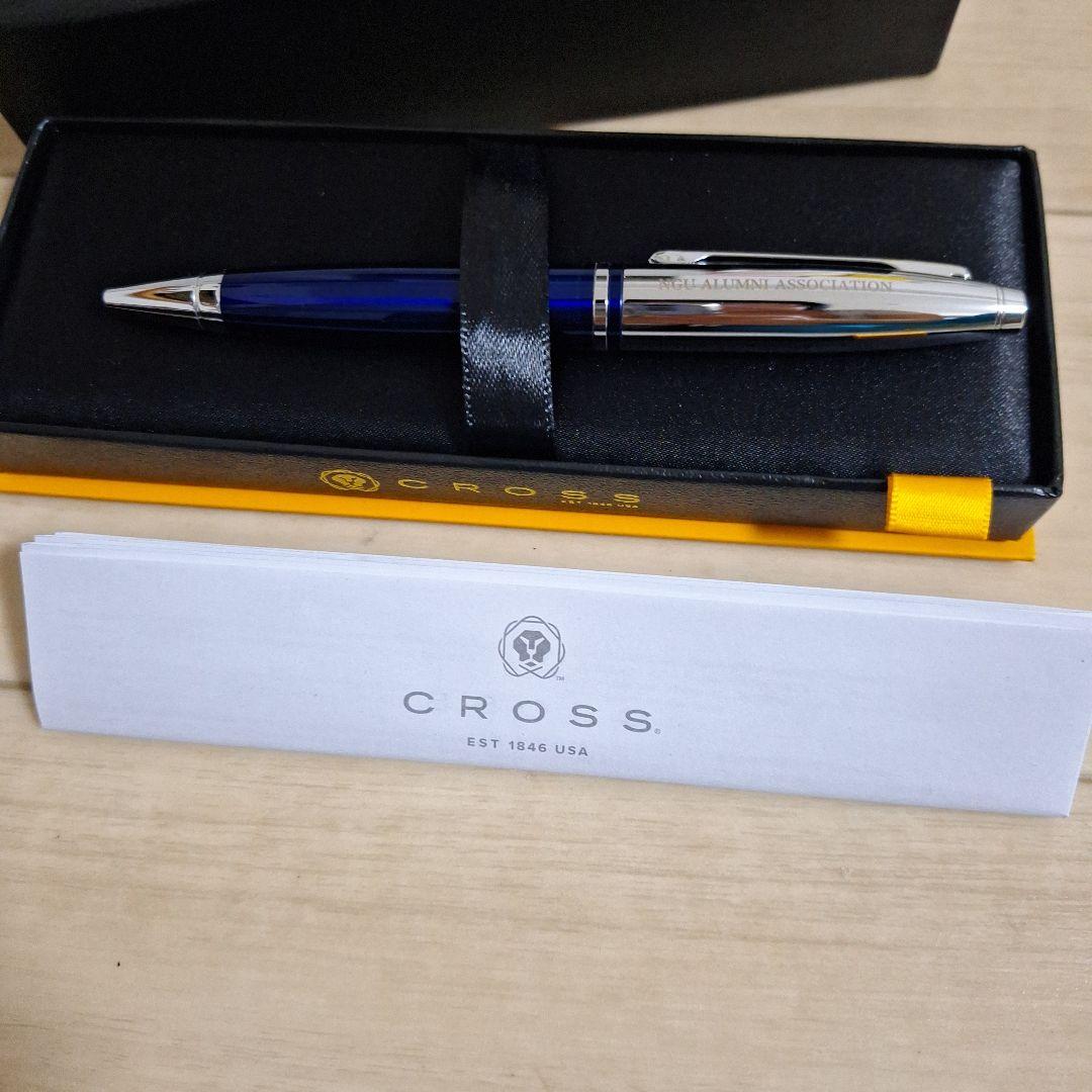 Cross ballpoint pen with sleek metallic finish designed as a university graduation commemorative item